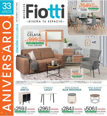 Catálogo Fiotti | Aniversario Fiotti | 18/9/2023 - 31/10/2023