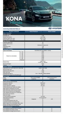 Catálogo Hyundai | Hyundai KONA HEV PREMIUM AT | 19/9/2023 - 19/9/2024