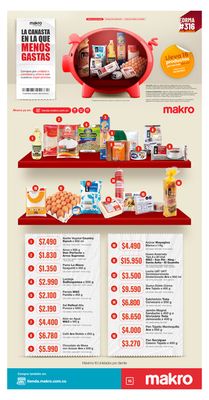 Catálogo Makro | LA CANASTA EN LA QUE MENOS GASTAS | 22/9/2023 - 5/10/2023