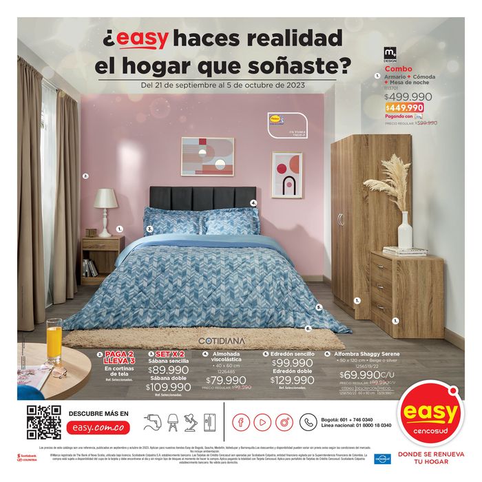 Catálogo Easy | CON EASY HACES REALIDAD EL HOGAR QUE SOÑASTE  | 21/9/2023 - 5/10/2023