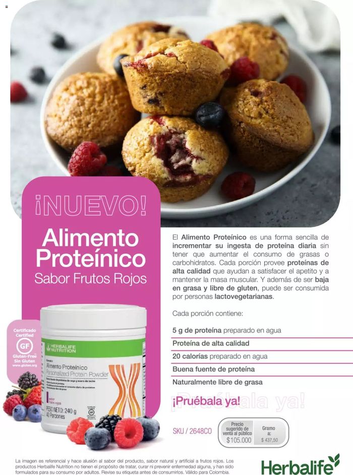 Catálogo Herbalife | Proteína que sabe bien | 27/9/2023 - 31/12/2023