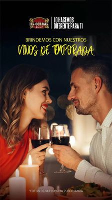 Ofertas de Restaurantes en Bogotá | Brindemos con nuestros vinos de  de El Corral Gourmet | 27/9/2023 - 10/10/2023