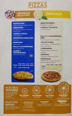 Ofertas de Restaurantes en Copacabana | Menú Jeno's Pizza de Jeno's Pizza | 28/9/2023 - 28/10/2023