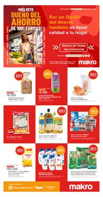 Ofertas de Supermercados | VUÉLVETE DUEÑO DEL AHORRO DE 1001 FORMAS de Makro | 29/9/2023 - 5/10/2023