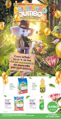 Catálogo Jumbo en Girardota | JUMBO ANIVERSARIO  | 27/9/2023 - 16/10/2023