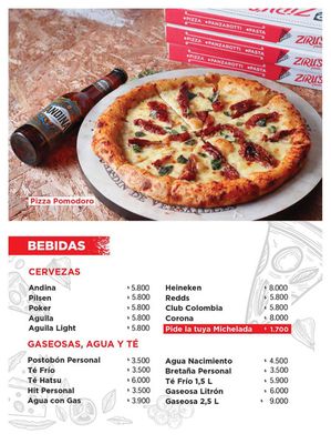 Catálogo Zirus Pizza | Carta Zirus Pizza | 2/10/2023 - 31/12/2023