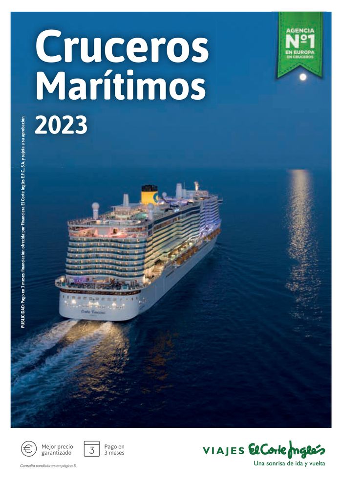 Catálogo Viajes el Corte Inglés | Cruceros Marítimos 2023 | 12/10/2023 - 31/12/2023