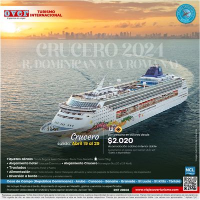 Catálogo Over Turismo | Crucero 2024 | 12/10/2023 - 29/4/2024
