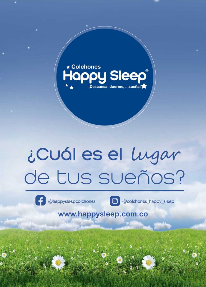 Catálogo Happy Sleep | Cuál es el lugar de tus sueños  | 24/10/2023 - 30/9/2024