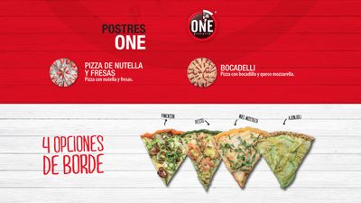 Ofertas de Restaurantes en La Calera | Menù One Pizzeria de One Pizzeria | 15/11/2023 - 15/5/2024