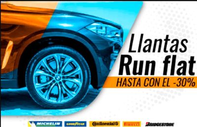 Ofertas de Carros, Motos y Repuestos en Bogotá | Llantas run flat 30% off de Neumarket | 1/12/2023 - 31/12/2023