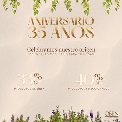 Catálogo Oben | ANIVERSARIO 35 años oben es tu casa | 1/12/2023 - 31/12/2023