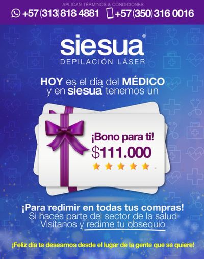 Ofertas de Perfumerías y Belleza en Cali | Happy Doctor’s Day de Siesua | 4/12/2023 - 18/12/2023