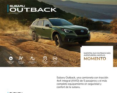 Ofertas de Carros, Motos y Repuestos en Arjona | SUBARU OUTBACK de Subaru | 6/12/2023 - 6/12/2024