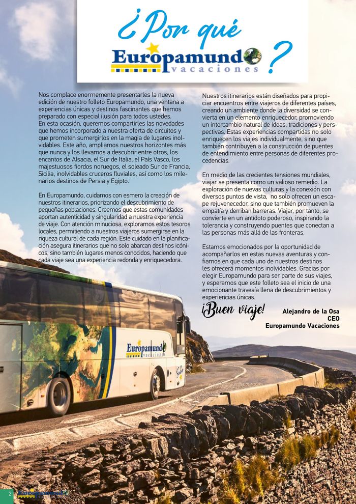 Catálogo EuropaMundo en Andes | Ofertas EuropaMundo | 5/1/2024 - 31/12/2026