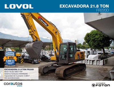 Catálogo Fotón | EXCAVADORA 21.8 TON | 12/1/2024 - 30/6/2024