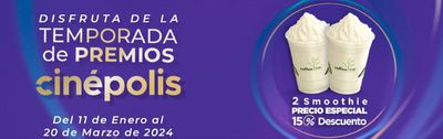 Ofertas de Libros y Cine | Temporada de premios de Cinépolis | 22/1/2024 - 20/3/2024