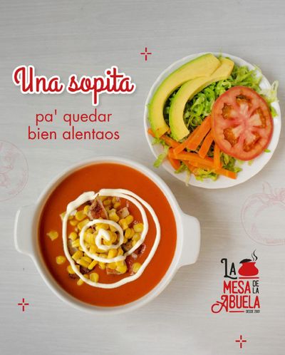 Ofertas de Restaurantes en Barbosa | Una sopita pa quedar bien alentos de La Mesa de la Abuela | 24/1/2024 - 24/5/2024