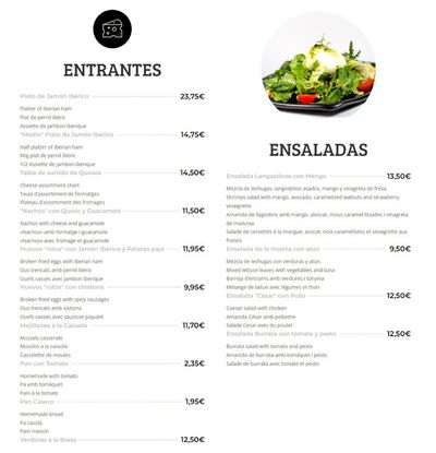 Ofertas de Restaurantes en Puerto Tejada | Carta Restaurante La Boquería de Restaurante La Boquería | 25/1/2024 - 31/5/2024