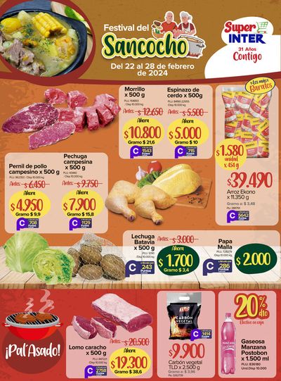 Ofertas de Supermercados en Manizales | Festival del Sancocho de Super Inter | 22/2/2024 - 28/2/2024