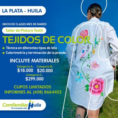 Catálogo Comfamiliar Huila en Garzón | Tejidos de color | 27/2/2024 - 31/3/2024