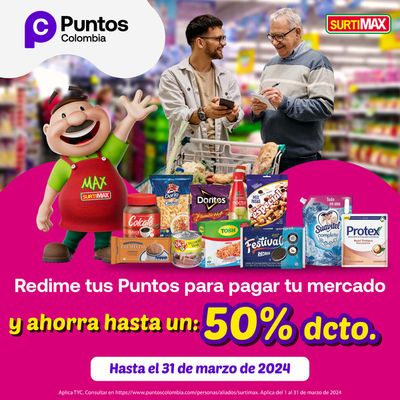Catálogo Surtimax en Bogotá | 50% dcto | 7/3/2024 - 31/3/2024