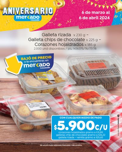 Catálogo Colsubsidio en Chía | Aniversario mercado Colsubsidio | 7/3/2024 - 6/4/2024