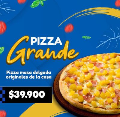 Ofertas de Restaurantes en Valledupar | Pizza Grande oferta de Jeno's Pizza | 7/3/2024 - 7/4/2024
