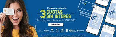 Ofertas de Supermercados en Granada Meta | 3 cuotas sin interes  de Oster | 11/3/2024 - 30/6/2024