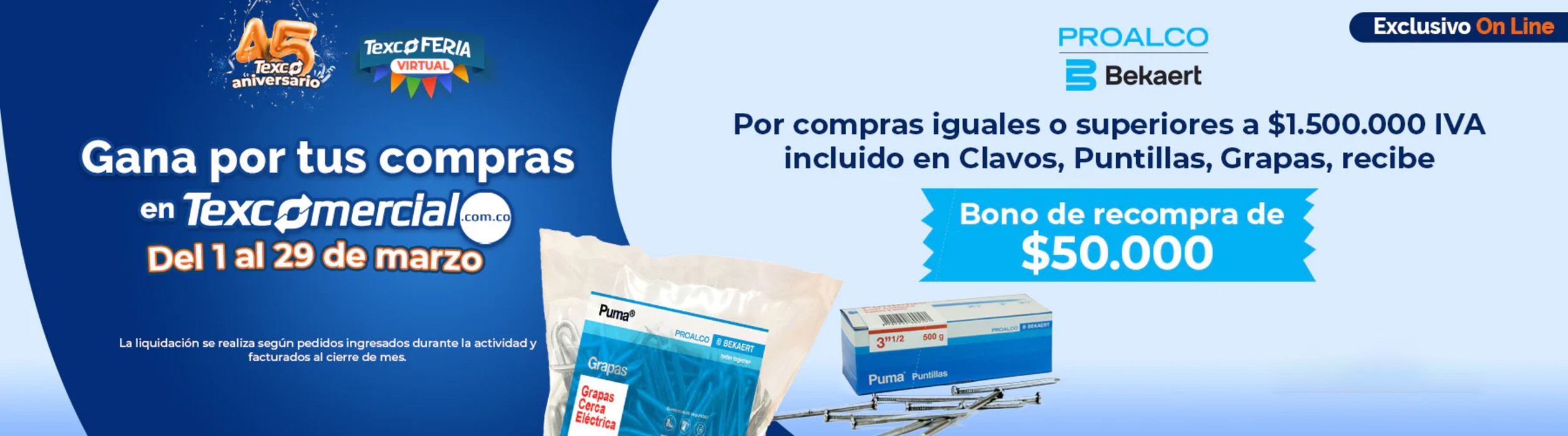 Catálogo Texco Comercial en Cúcuta | Gana por tus compras en Texcomercial | 12/3/2024 - 29/3/2024