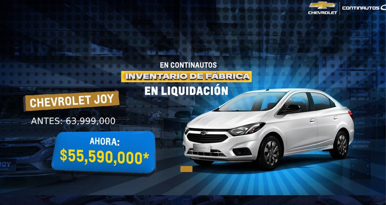 Catálogo Continautos en Bogotá | Chevrolet Joy Oferta | 18/3/2024 - 8/4/2024