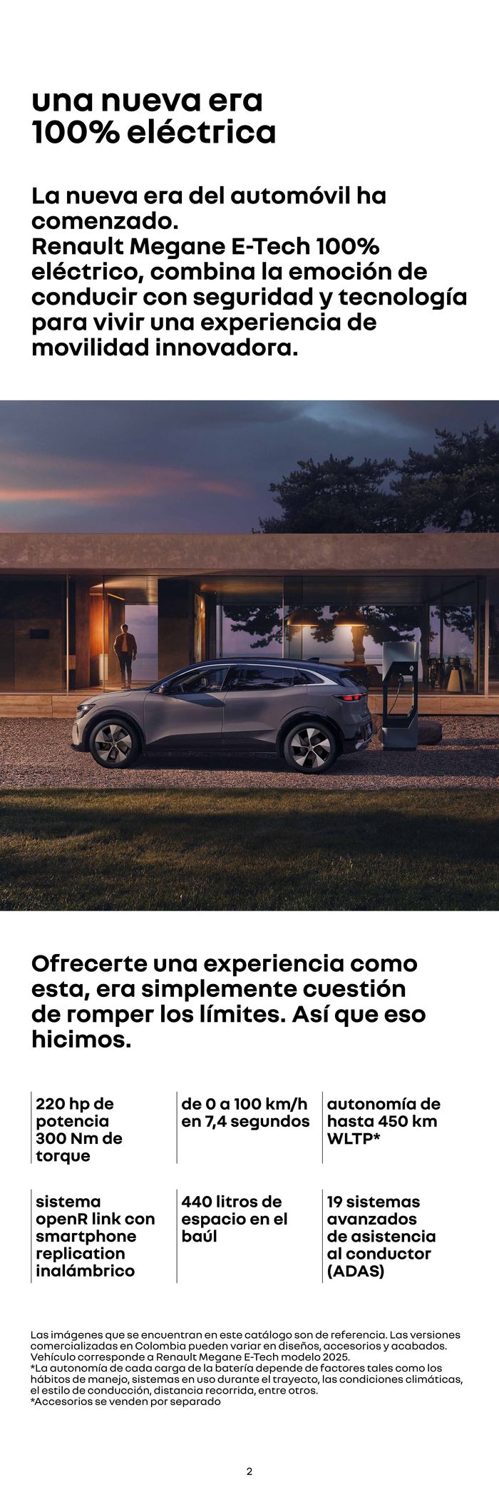 Catálogo Renault en Bogotá | Renault Megane E-Tech 100% Eléctrico | 19/3/2024 - 19/3/2025