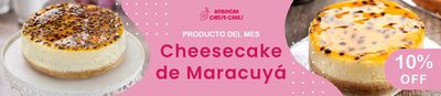 Ofertas de Restaurantes en Ciudad Bolívar | 10% off de American Cheesecakes | 25/3/2024 - 25/4/2024