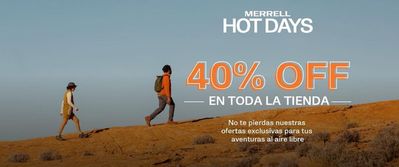Ofertas de Deporte en Chía | 40% off  de Merrell | 26/3/2024 - 10/4/2024