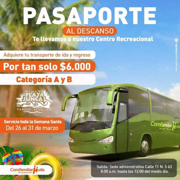 Catálogo Comfamiliar Huila en Gigante | Pasaporte al descanso | 28/3/2024 - 10/4/2024