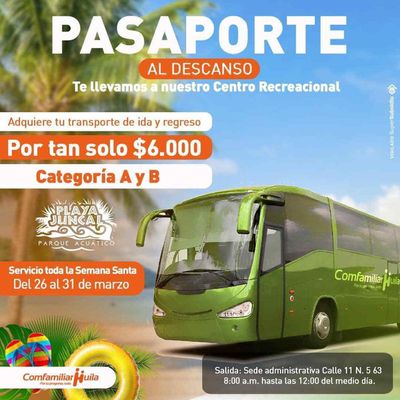 Ofertas de Supermercados en Garzón | Pasaporte al descanso de Comfamiliar Huila | 28/3/2024 - 10/4/2024