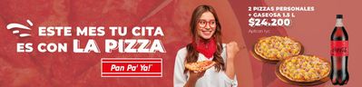 Ofertas de Restaurantes en Soacha | Este mes tu cita es con la pizza de Pan pa' ya! | 28/3/2024 - 15/4/2024