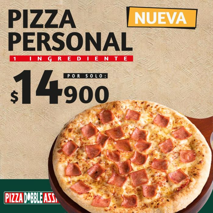 Catálogo Pizza Doble Pizza en Rionegro Antioquia | Ofertas de pizzas | 28/3/2024 - 28/4/2024