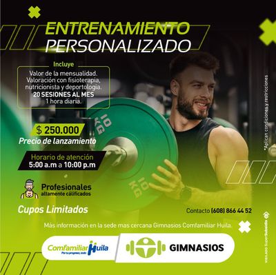 Catálogo Comfamiliar Huila en Garzón | Oferta Enternamiento professional | 2/4/2024 - 30/4/2024