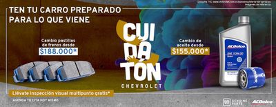 Ofertas de Carros, Motos y Repuestos en Bucaramanga | CUIDATON Chevrolet de Chevrolet | 8/4/2024 - 29/4/2024