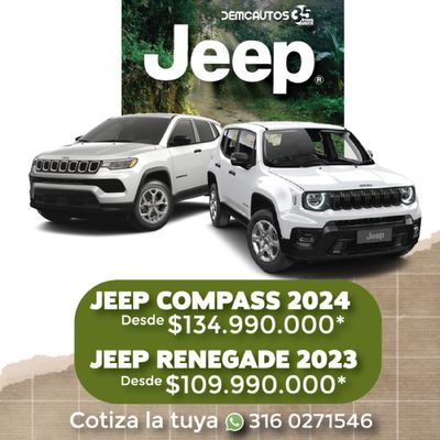 Catálogo Demcautos en Chía | Ofertas Especiales Jeep Demcautos | 8/4/2024 - 8/5/2024