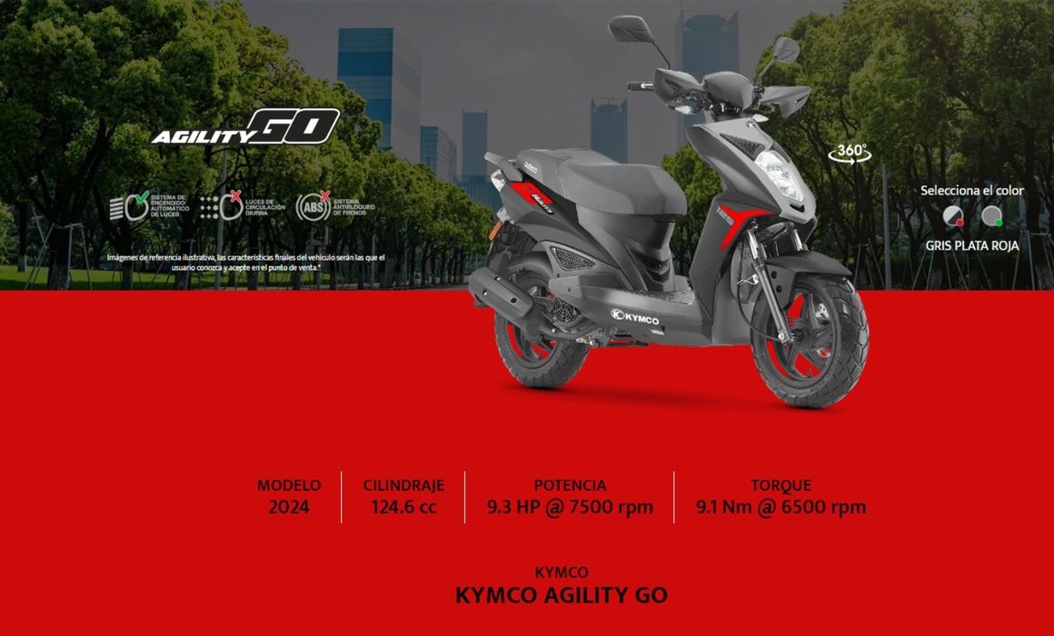 Catálogo Kymco en Corozal | KYMCO AGILITY GO | 8/4/2024 - 31/5/2024