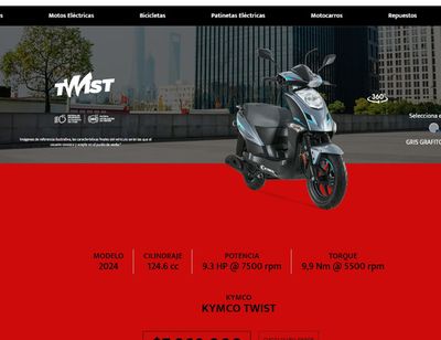 Ofertas de Carros, Motos y Repuestos en Funza | KYMCO TWIST de Kymco | 8/4/2024 - 31/5/2024