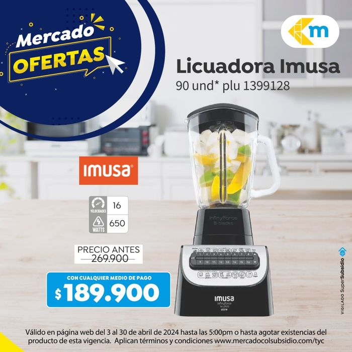 Catálogo Colsubsidio en Restrepo Meta | Mercado Ofertas | 12/4/2024 - 30/4/2024