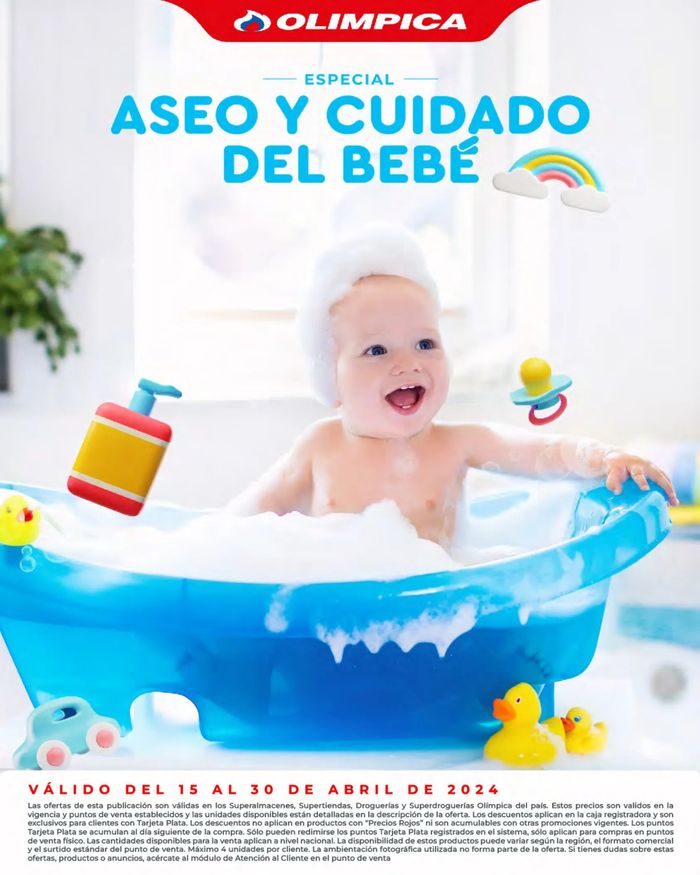 Catálogo Olímpica en Calarcá | Especial aseo y cuidado del bebé | 18/4/2024 - 30/4/2024