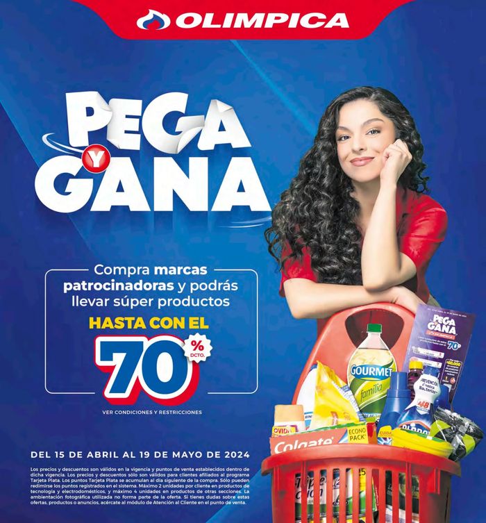 Catálogo Olímpica en Bogotá | PEGA Y GANA | 18/4/2024 - 19/5/2024