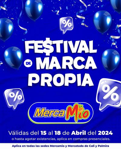 Catálogo MercaMío en Cali | FESTIVAL DE MARCA PROPIA | 18/4/2024 - 18/4/2024
