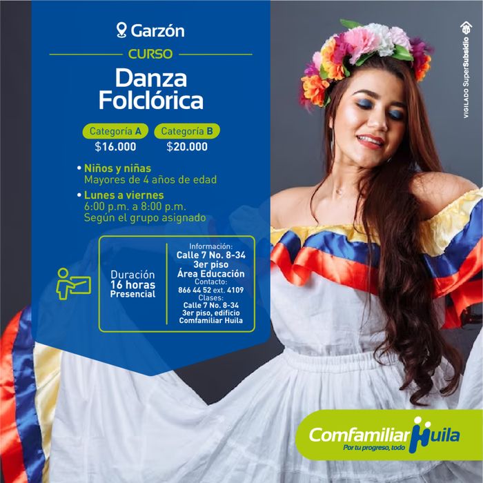 Catálogo Comfamiliar Huila en La Plata | Danza Folclorica  | 19/4/2024 - 25/4/2024