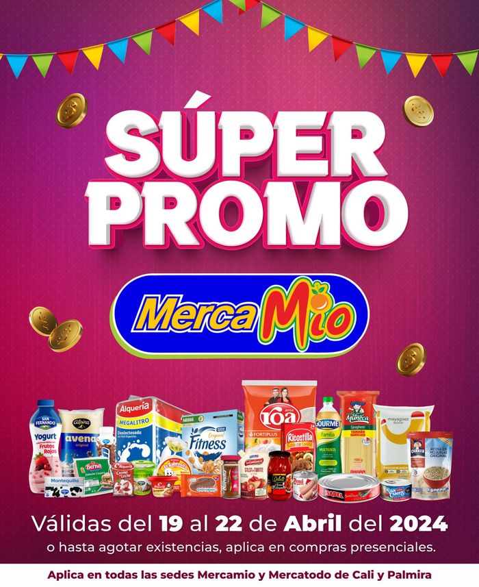 Catálogo MercaMío en Cali | Super promo | 19/4/2024 - 22/4/2024