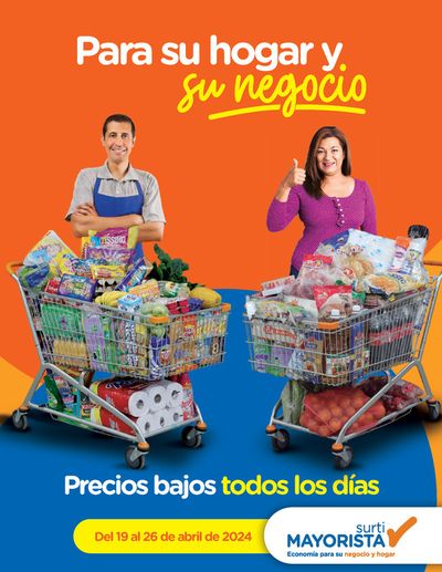 Ofertas de Supermercados en Agustín Codazzi | Precios bajos todos los días de Surti Mayorista | 22/4/2024 - 26/4/2024